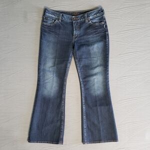 SILVER JEANS CO. Women's Suki Bootcut Jeans (34/30) Blue